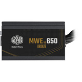 Cooler Master MWE BRONZE 650 V3 230V, PC strømforsyning Sort