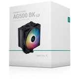 DeepCool AG500 ARGB, CPU køler Sort