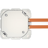 Digitus CAT.6A dataudtag, indbygget, afskærmet, 2x RJ-45 LSA, Samledåse Hvid