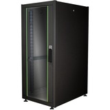 Digitus DN-19 26U-6/8-DB stativ Fritstående reol Sort, IT kabinet Sort, Fritstående reol, 26U, 600 kg, Rack skinner, Sort