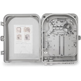 Digitus FTTH distributionsboks til udendørs brug - 24 LC/Duplex eller 24 SC/Simplex koblinger, Splejse boks 