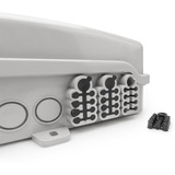 Digitus FTTH distributionsboks til udendørs brug - 24 LC/Duplex eller 24 SC/Simplex koblinger, Splejse boks 