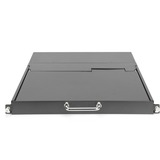 Digitus Modulær HD LCD KVM-konsol med 17" TFT 1-port VGA, KVM-switchen Sort