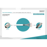 Digitus Professionelt Cat.7 S/FTP installationskabel Maxflex simplex, Dca Hvid