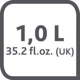 Emsa 504231 karaffel, kande & flaske Blå, Gennemsigtig, Termokande Blå/gennemsigtig, Blå, Gennemsigtig, 12 t, 24 t, Tyskland, 145 mm, 178 mm