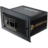 FSP DAGGER PRO ATX3.0(PCIe5.0) 850W enhed til strømforsyning 20+4 pin ATX SFX Sort, PC strømforsyning 850 W, 100 - 240 V, 50/60 Hz, 12-6 A, Aktiv, 120 W