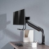 HAGOR Gasløftarm Dual, Skærmbeslag Sort