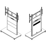 HAGOR Pro Tower L, Gulvstander Sort
