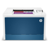 HP Color LaserJet Pro 4202dn-printer, Farve laserprinter Hvid/Blå, Laser, Farve, 600 x 600 dpi, A4, 33 sider pr. minut, Duplex udskrivning