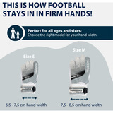 HUDORA 71629, Handsker grå/Hvid