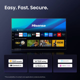 Hisense 43E77Q PRO, QLED TV Sort
