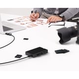 ICY BOX IB-CR504-C31 kortlæser USB 3.2 Gen 2 (3.1 Gen 2) Type-C Sort Sort, CFexpress, SD, Sort, 10000 Mbit/s, Aluminium, Plast, USB 3.2 Gen 2 (3.1 Gen 2) Type-C, 60 mm