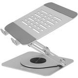 ICY BOX IB-NH300-R Laptop stativ Sølv 43,2 cm (17"), Stander Sølv, Laptop stativ, Sølv, Aluminium, 43,2 cm (17"), 3,5 kg, 360°