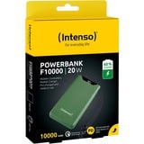 Intenso Powerbank F10000 Green, Power Bank Grøn