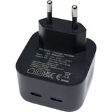 Inter-Tech 88882227, Oplader Sort
