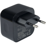 Inter-Tech 88882227, Oplader Sort