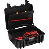 KNIPEX Værktøjskasse "Robust23 Start" Elektro, 24 dele, Værktøjssæt Sort