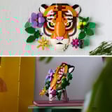 LEGO ART Faunasamlingen – tiger, Bygge legetøj Byggesæt, 18 År, Plast, 744 stk, 951 g