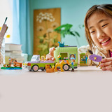 LEGO Friends hest og føl med hestetrailer, Bygge legetøj 