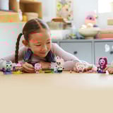 LEGO Gabbys kattevenner fra Gabby's Dollhouse lavet af LEGO-klodser, Bygge legetøj 