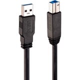 Lindy 43098 USB-kabel USB 3.2 Gen 1 (3.1 Gen 1) 10 m USB A USB B 5 Gbit/sek. Sort Sort, 10 m, USB A, USB B, USB 3.2 Gen 1 (3.1 Gen 1), 5 Gbit/sek., Sort