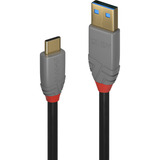 Lindy USB 3.2 Type A til C kabel, Anthra Line grå