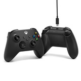 Microsoft Xbox Wireless Controller + USB-C-Kabel, Gamepad Sort