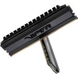 Patriot Viper 4 PVB416G360C8K hukommelsesmodul 16 GB 2 x 8 GB DDR4 3600 Mhz Sort, 16 GB, 2 x 8 GB, DDR4, 3600 Mhz, 288-pin DIMM