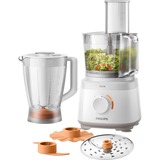 Philips Daily Collection 700 W kompakt foodprocessor med 19 forskellige funktioner Hvid, 2,1 L, Hvid, Dreje, Kina, 1 diske, Syntetisk ABS