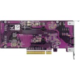 QNAP QM2 CARD interface-kort/adapter Intern PCIe, Controller M.2, PCIe, Lavprofil, PCI 3.0, RJ-45, Sølv