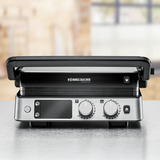 Rommelsbacher KG 2025, Kontaktgrill rustfrit stål/Sort