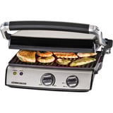 Rommelsbacher Kontaktgrill rustfrit stål/Sort
