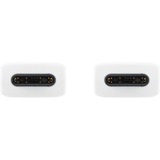 SAMSUNG EP-DN975 USB-kabel 1 m USB 2.0 USB C Hvid Hvid, 1 m, USB C, USB C, USB 2.0, Hvid