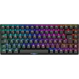 Sharkoon SKILLER SGK50 S3 PBT, Gaming-tastatur Sort, DE-layout, Gateron G Pro 3.0 Yellow