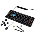 Sharkoon SKILLER SGK50 S3 PBT, Gaming-tastatur Sort, DE-layout, Gateron G Pro 3.0 Yellow