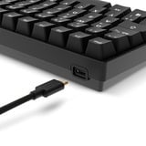 Sharkoon SKILLER SGK50 S3 PBT, Gaming-tastatur Sort, DE-layout, Gateron G Pro 3.0 Yellow
