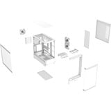 Thermaltake CA-11G-00M6WN-00, Towerkabinet Hvid