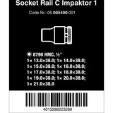 Wera 05005490001, C Impaktor 1, Topnøgle Sort/Grøn