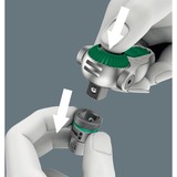 Wera 8100 SC 4 Zyklop Speed-skraldesæt, tommer, 1/2", Værktøjssæt Sort/Grøn