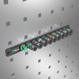 Wera Møtrik-magnetliste C Impaktor 1 Sæt med topnøgleindsatser 1/2" Sort/Grøn