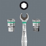 Wera Møtrik-magnetliste C Impaktor 1 Sæt med topnøgleindsatser 1/2" Sort/Grøn