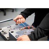 Wiha Hex nøglesæt med tværgreb ComfortGrip, Skruetrækker Sort/Rød