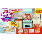 ZURU Mini Brands Magic Cook Køkken Legetøjssæt Serie 1, Klippe og klistre 