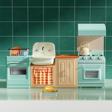 ZURU Mini Brands Magic Cook Køkken Legetøjssæt Serie 1, Klippe og klistre 