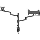 goobay Deluxe skærmholder med laptop-arm, Skærmbeslag Sort