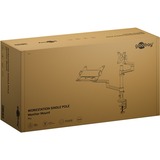 goobay Deluxe skærmholder med laptop-arm, Skærmbeslag Sort