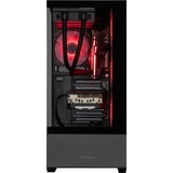 ALTERNATE Custom PC Series • Red Thunder Elements Gaming-PC, Gaming PC Sort/gennemsigtig