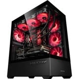 ALTERNATE Gaming PC Sort/gennemsigtig