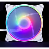Alphacool Rise Aurora 120 mm blæser 120x120x25mm, Sag fan Hvid