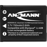Ansmann A-Oly LI 42 B Lithium-Ion (Li-Ion) 650 mAh, Kamera batteri 650 mAh, 3,7 V, Lithium-Ion (Li-Ion), 1 stk